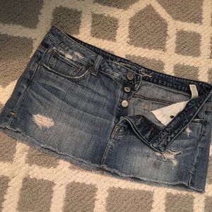 American Eagle Denim Mini Skirt